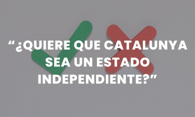 ¿Quiere que Catalunya sea un Estado independiente?